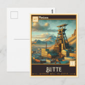 Butte, Montana |  Briefkaart (Voorkant / Achterkant)