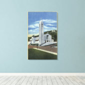 Butte, Montana - Immaculate Conception Church Canvas Afdruk (Insitu (Houten vloer))