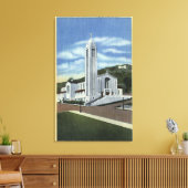 Butte, Montana - Immaculate Conception Church Canvas Afdruk (Insitu (Woonkamer))