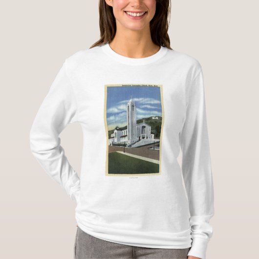 Butte, Montana - Immaculate Conception Church T-shirt (Voorkant)