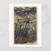 Butte, Montana - Ondergrondse boringen in koper Briefkaart (Voorkant)