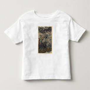 Butte, Montana - Ondergrondse boringen in koper Kinder Shirts