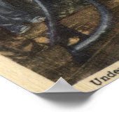 Butte, Montana - Ondergrondse boringen in koper Poster (Hoek)