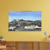 Butte, Montana - School of Mines Uitzicht van Canvas Afdruk (Insitu (Woonkamer))