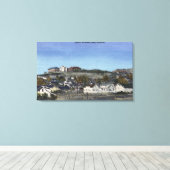 Butte, Montana - School of Mines Uitzicht van Canvas Afdruk (Insitu (Houten vloer))