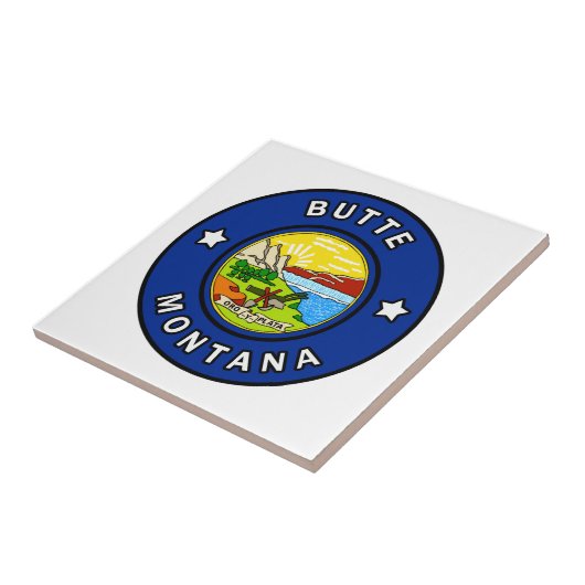 Butte Montana Tegeltje (Zijkant)