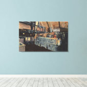 Butte, Montana - Underground Motor Canvas Afdruk (Insitu (Houten vloer))