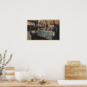 Butte, Montana - Underground Motor Poster (Keuken)