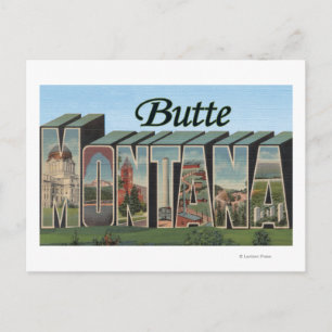 Butte, MontanaLarge Letter ScenesButte, MT Briefkaart