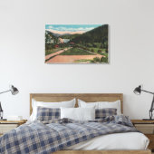 Butte, MT - Uitzicht van het Basin Creek Reservior Canvas Afdruk (Insitu (Slaapkamer))