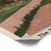 Butte, MT - Uitzicht van het Basin Creek Reservior Poster (Hoek)