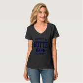 Butte Retro Atletisch Eigendomsafdeling T-shirt (Voorkant volledig)
