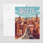 Butte (Verenigde Staten) Briefkaart (Voorkant / Achterkant)
