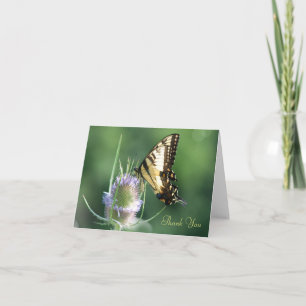 Buttefly op een Thistle Kaart