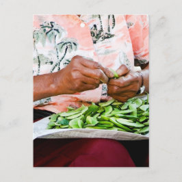 Butter Bean Lady Briefkaart