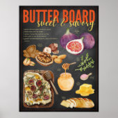 Butter Board Recept Krijtbord Print (Voorkant)