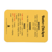 Butter Chicken Recept Magnet voor Instant Pot Magneet (Horizontaal)