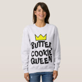 BUTTER COOKIE QUEEN T-Shirts VAN VROUWEN (Voorkant volledig)