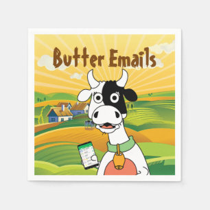 Butter Emails Politieke Humor Servet