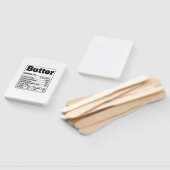 Butter Facts Ingrediënten Grappige Foodies Thanksg Handwaaier (Niet-gemonteerd)