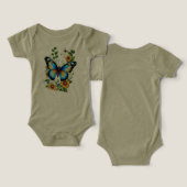 Butter Fly Art mode design.All-T-shirts (Ontwerp Voorkant & Achterkant)