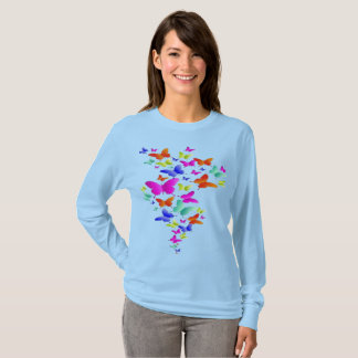 Butter Fly Art ontwerp T-shirt