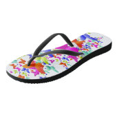 Butter Fly Art ontwerp Teenslippers (Schuin)