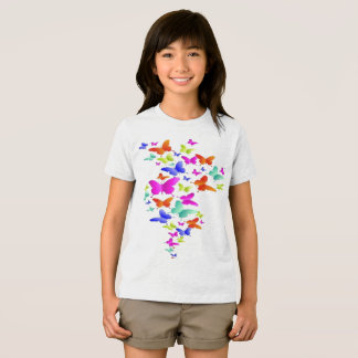 Butter Fly Art ontwerp Tri-Blend Shirt