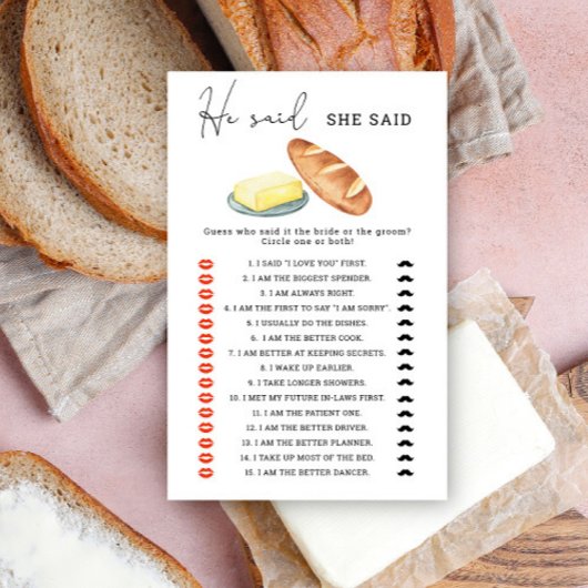 Butter - Hij zei dat ze vrijgezellenfeest spel zei