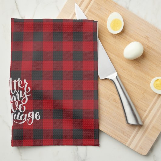 Butter is my Love Language  Theedoek (Quarter Fold)