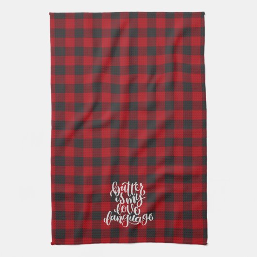 Butter is my Love Language Theedoek (Verticaal)