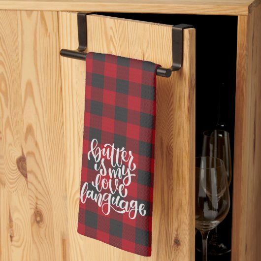 Butter is my Love Language  Theedoek (Derde Gevouwen)