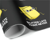 Butter Late Thans Nooit grappig eten Pun Dark BG Cadeaupapier (Rol Hoek)