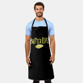 Butter Life Zwart BG Schort (Gedragen)