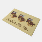 Butter me up grappige Pennsylvania Nederlandse app Deurmat (Schuin)