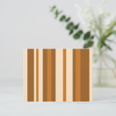 Butter Mint Stripe briefkaart (Staand voorkant)