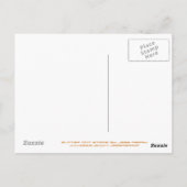 Butter Mint Stripe briefkaart (Achterkant)