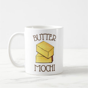 Butter Mochi Hawaii HI Hawaïaans Voedsel Dessert Koffiemok