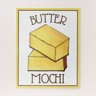 Butter Mochi Hawaii HI Hawaïaans Voedsel Dessert Legpuzzel