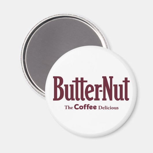 Butter-Nut Coffee Magnet (Voorkant / Achterkant)