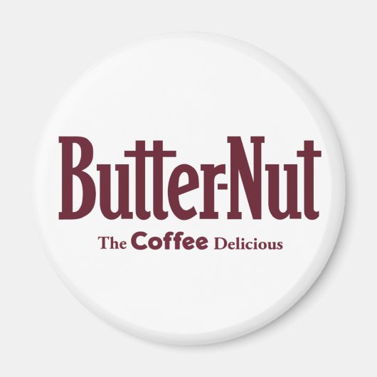 Butter-Nut Coffee Magnet (Voorkant)