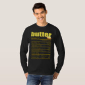 Butter Nutrition Feit Thanksgiving Kerstmis T-shirt (Voorkant volledig)