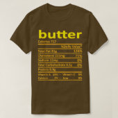 Butter Nutrition Funny Thanksgiving Costume Food C T-shirt (Design voorkant)