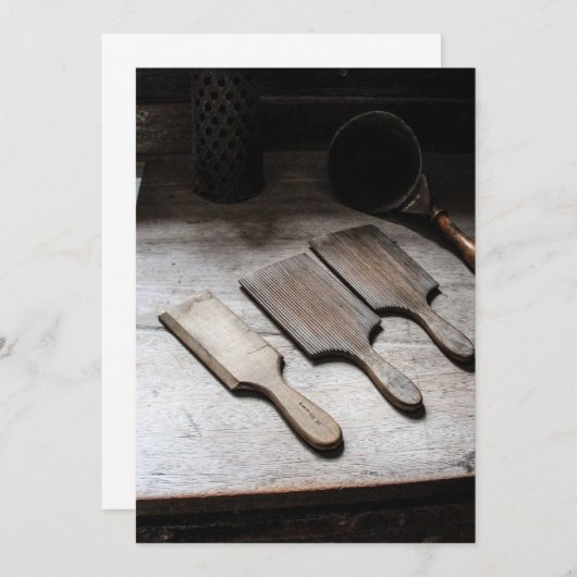 butter Pats-uitnodiging Kaart (Voorkant / Achterkant)