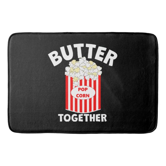 BUTTER Samen Film Popcorn Badmat (Voorkant)