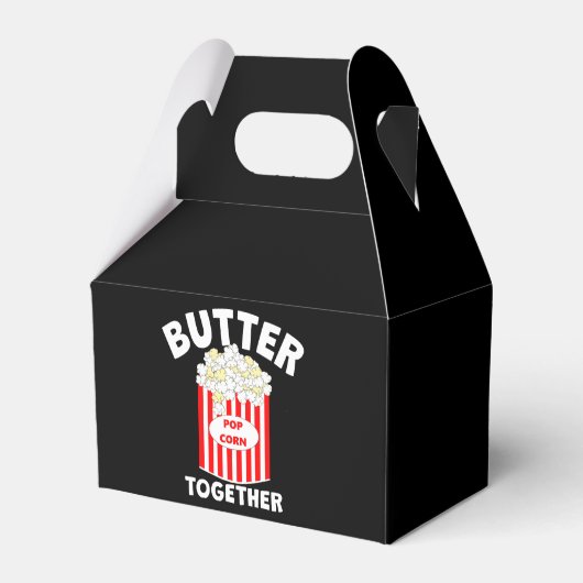 BUTTER Samen Film Popcorn Bedankdoosjes (Voorkant Zijde)