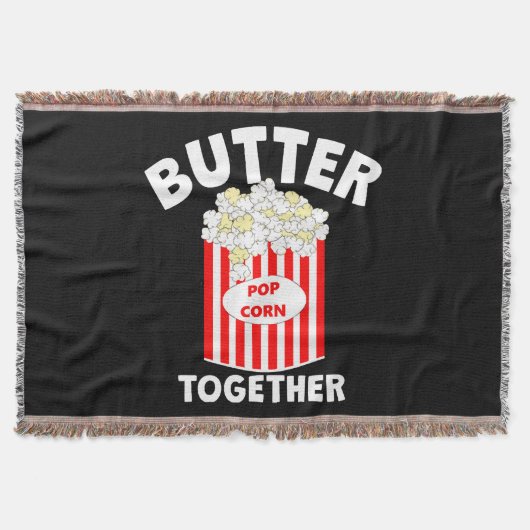 BUTTER Samen Film Popcorn Deken (Voorkant)
