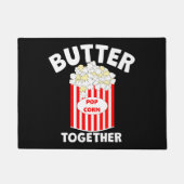 BUTTER Samen Film Popcorn Deurmat (Voorkant)