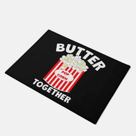 BUTTER Samen Film Popcorn Deurmat (Schuin)