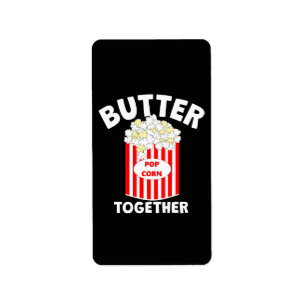 BUTTER Samen Film Popcorn Etiket